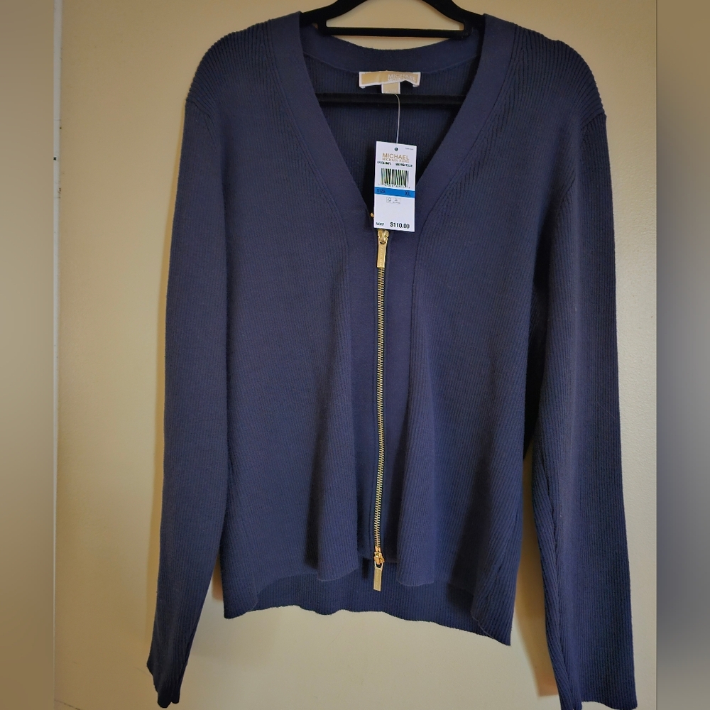 Michael Kors Double Zip Cardigan